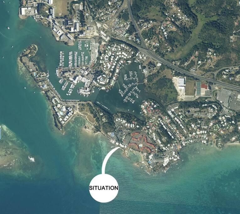 Appart. T2 De Luxe +Jacuzzi, Vue Mer Et Cote Plage Le Gosier  Extérieur photo
